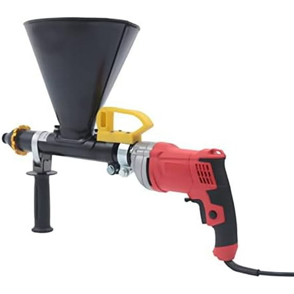 Electric Mortar Grout Gun, 700W Electric Grout Mortar Tuck Pointing Gun with Removable Grip,Large Capacity Hopper,Injection Pump Grouting Machine for Brick Pointing Cement Applicator Caulking