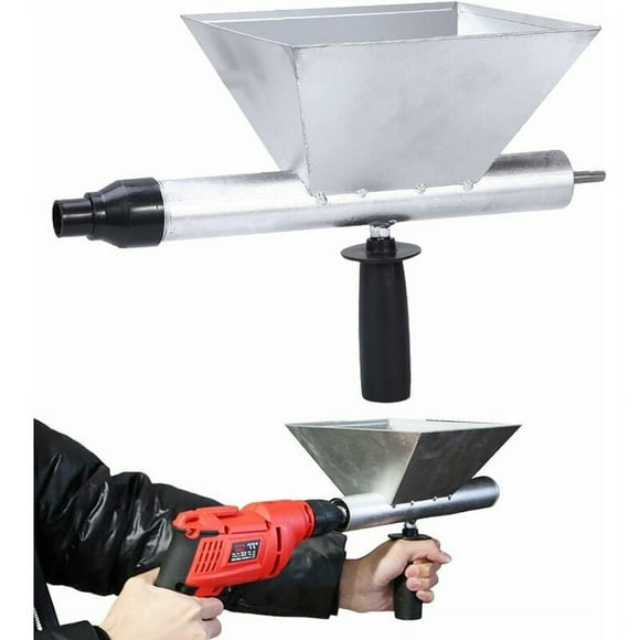 Electric Mortar Grout Gun, Carbons Steel Body for Longevity, Funnel Design for Efficient Loading, Ergonomic Comfort, Multipurpose Nozzles for Customizable Use, Fast Grout