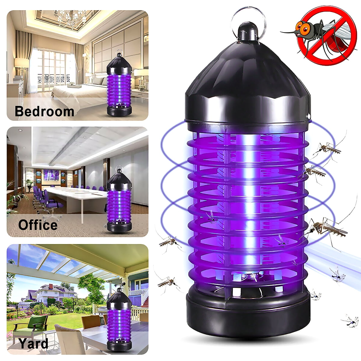 Electric Mosquito Killer Lamp Fly Bug Insect Zapper Trap for Outdoor Indoor