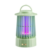 Electric Mosquito Lamp Rechargeable Bug Zapper Indoor Outdoor for Camping Home Patio White 1 Pack with Charging Cable