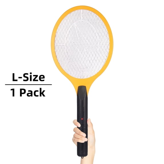 Electric Mosquito Swatter Battery Version, High Voltage Bug Zapper Racket, Safe Mesh Design for Home, Camping, Travel - Portable & Lightweight (2026 New Model), Large
