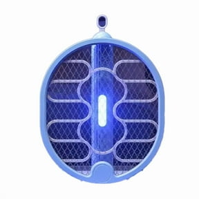 Electric Mosquito Swatter with LED Light Foldable,Dual-Function Mosquito Killing Lamp & Repellent for Camping,Home Use B