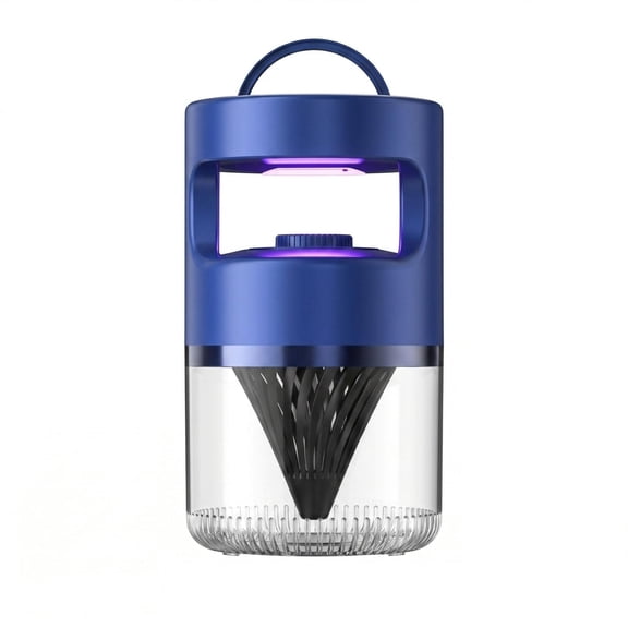 Electric Mosquito Usb Rechargeable Portable Bug Zapper Indoor Insect for Home Bedroom Car Office Navy Blue 1 Pack