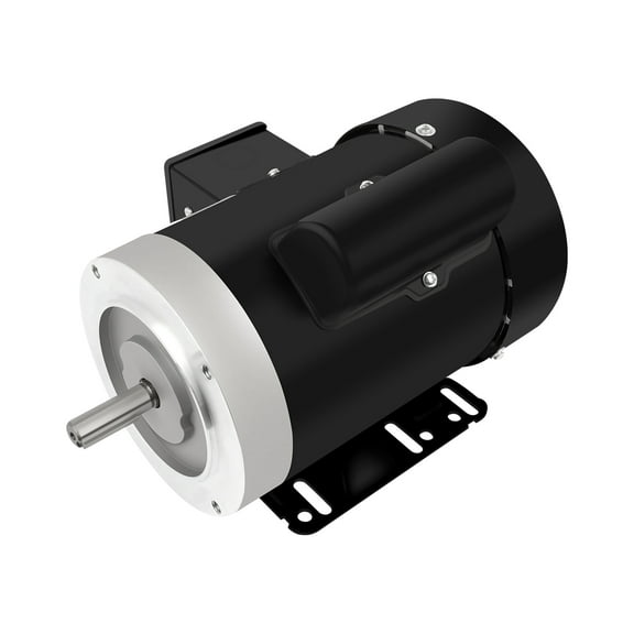 Electric Motor 1HP General Purpose Single Phase Motor 3450 RPM 115/230V 11.2/5.6A 56C Frame TEFC CW/CCW
