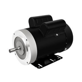 Electric Motor 2HP 1750RPM General Purpose Single Phase Motor 115/230V 5/8" Shaft Diameter CW/CCW 60HZ TEFC