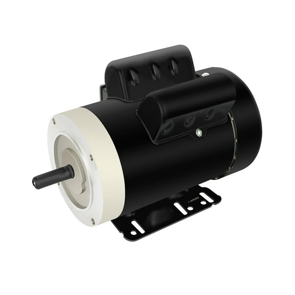 Electric Motor 2HP 3450 RPM General Purpose Single Phase Motor 56C Frame 115V/230V 5/8"Shaft Diameter Rolled Steel Shell TEFC 60HZ