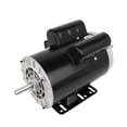 thumbnail image 1 of Electric Motor 5HP 3450 RPM General Purpose Single Phase Motor 208V-230V 5/8" Shaft Diameter Rolled Steel Shell 60 HZ ODP CW/CCW, 1 of 7