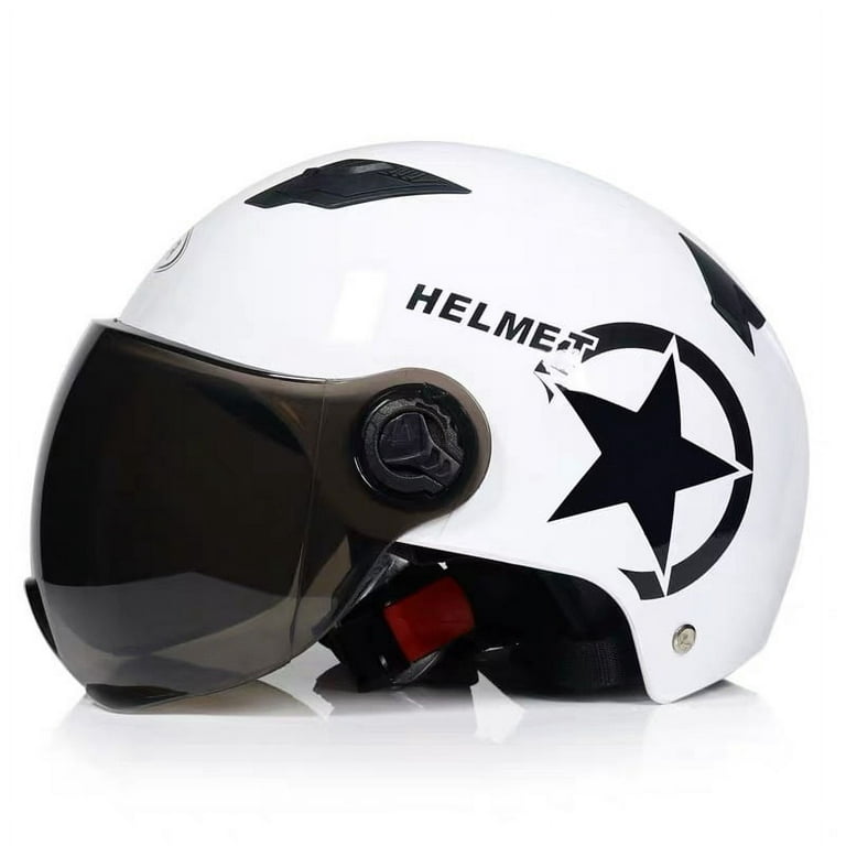 Motorcycle Motorbike Helmet Scooter Open Face Half Baseball Cap
