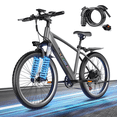 thumbnail image 1 of Electric Mountain Bike for Adults, 1500W Peak UL2849 Ebike with 48V 13Ah Removable Battery, 26 inch Electric Bicycles,E-Bike for Adult, Step-Thru,7-Speed, Up to 25MPH 40 Miles, 1 of 8