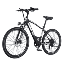 Electric Mountain Bike for Adults 26" Step-Thru/Over Commuting Ebike for Men Women with Peak Power 540w, 360Wh Built-in Battery, LCD Display, 7 Gears & Front Shock Absorber