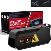 Electric Mouse Trap Electronic Mice Zapper Electric Mouse Catcher with High Voltage,Mice Traps Indoor for Home Portable Battery or Plug in Reusable for Living Room Bedroom