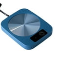 thumbnail image 1 of Electric Mug Warmer with Thermostatic Control, Winter Heating Saucer for Coffee, Tea, and Milk, Auto Shut-Off Cup Warmer for Home and Office ( Blue ), 1 of 6