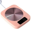 thumbnail image 1 of Electric Mug Warmer with Thermostatic Control, Winter Heating Saucer for Coffee, Tea, and Milk, Auto Shut-Off Cup Warmer for Home and Office ( Pink ), 1 of 6