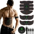 Electric Muscle Toner Machine ABS Toning Belt Simulation Fat Burner