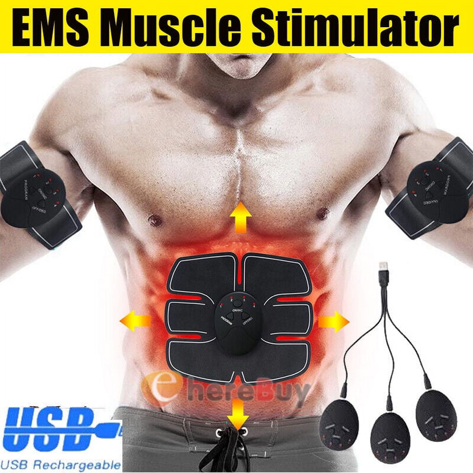 MUCH Electric Muscle Toner Machine – ABS Toning Belt, Body Shaper & Fat Burner With 6 Modes