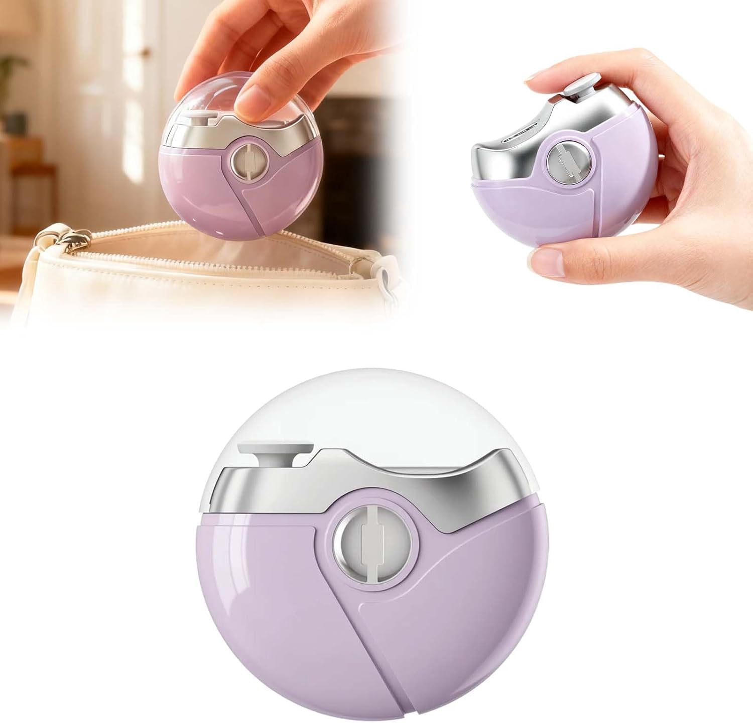 Electric Nail Clipper,2026 New with Trimming, Buffing, and Polish Removal in One, 2 Speeds, Type-C Rechargeable, Automatic Electric Nail File for Men Women Kids Baby Adults