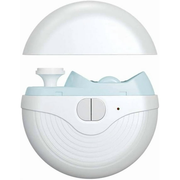 Electric Nail Clipper & Polisher, 2-in-1 Automatic Nail Trimmer, 3 Speeds Power Automatic Nails Trimmer, Rechargeable Toenail Clippers for Thick Toenails, White