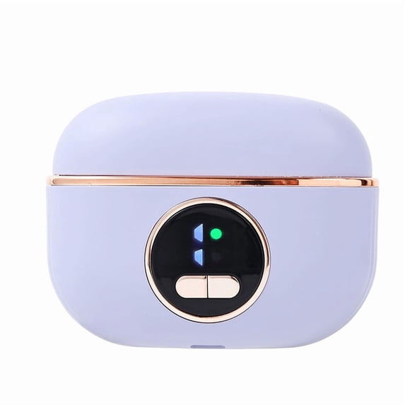 Electric Nail Clipper & Polisher, 2-in-1 Automatic Nail Trimmer, Toenail Grinder for Thick Toenails Human, Safe Toe & Fingernail Trimmer for Seniors, Adults, Purple