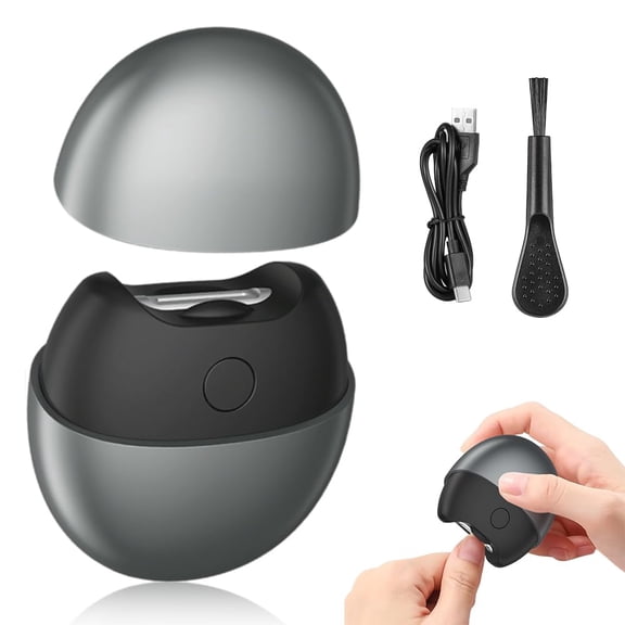 Electric Nail Clipper and Polisher, Portable Automatic Nail Trimmer for Toenails and Fingernails, Multifunctional Manicure Pedicure Kit with LED Light, Rechargeable