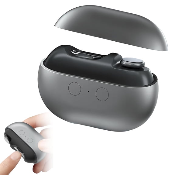 Electric Nail Clippers, 2026 New 3-in-1 Automatic Electric Nail Clipper with Polishing, Multifunctional Nail Care Tool for Home Use, Portable Nail Grooming Device for Adults (Black)