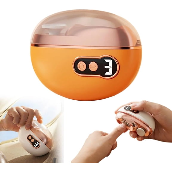 Electric Nail Clippers, 2026 Upgrade Rechargeable Automatic Electric Nail Trimmer, Three-Speed Adjustment Electric Toe Nail Clippers Nail Cutter with Light & Clip Storage for Seniors Adults