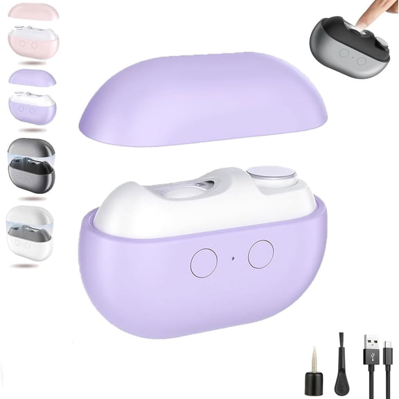 Electric Nail Clippers for Seniors, 3 in 1 Automatic Toe Nail Clippers for Thick Toenails Seniors, Smart 3 Speed Toenail Clippers with Led Light, Perfect for People with Reduced Mobility