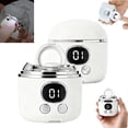 thumbnail image 1 of Electric Nail Clippers for Seniors with Magnifier, Portable Electric Nails Trimmer, Three Display Settings, Dual-Head Trimming, for Thick Toenails & Adults - Low Noise, Built-in Dust Collector, 1 of 7