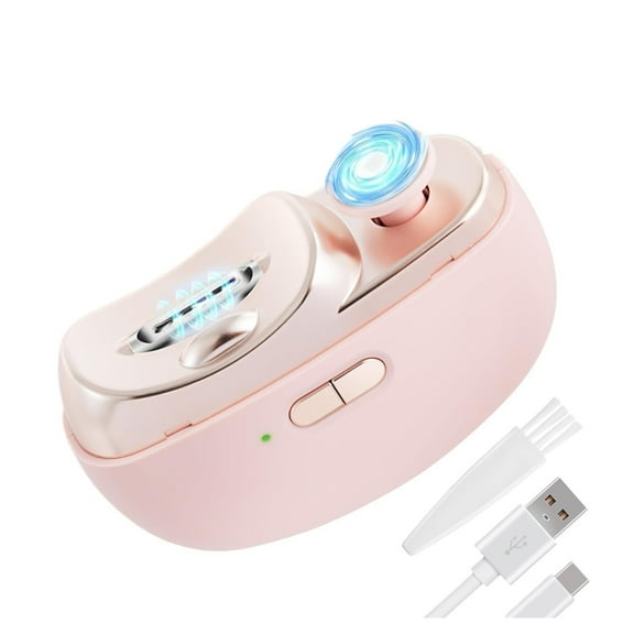 Electric Nail Clippers Upgraded 3 in 1 Automatic - with Polishing, Dust Storage & LED Light, Nail File Toenail Trimmer, Gifts for Women Men Mom Her Him Kids Adults Senior Baby Teacher Students (White)