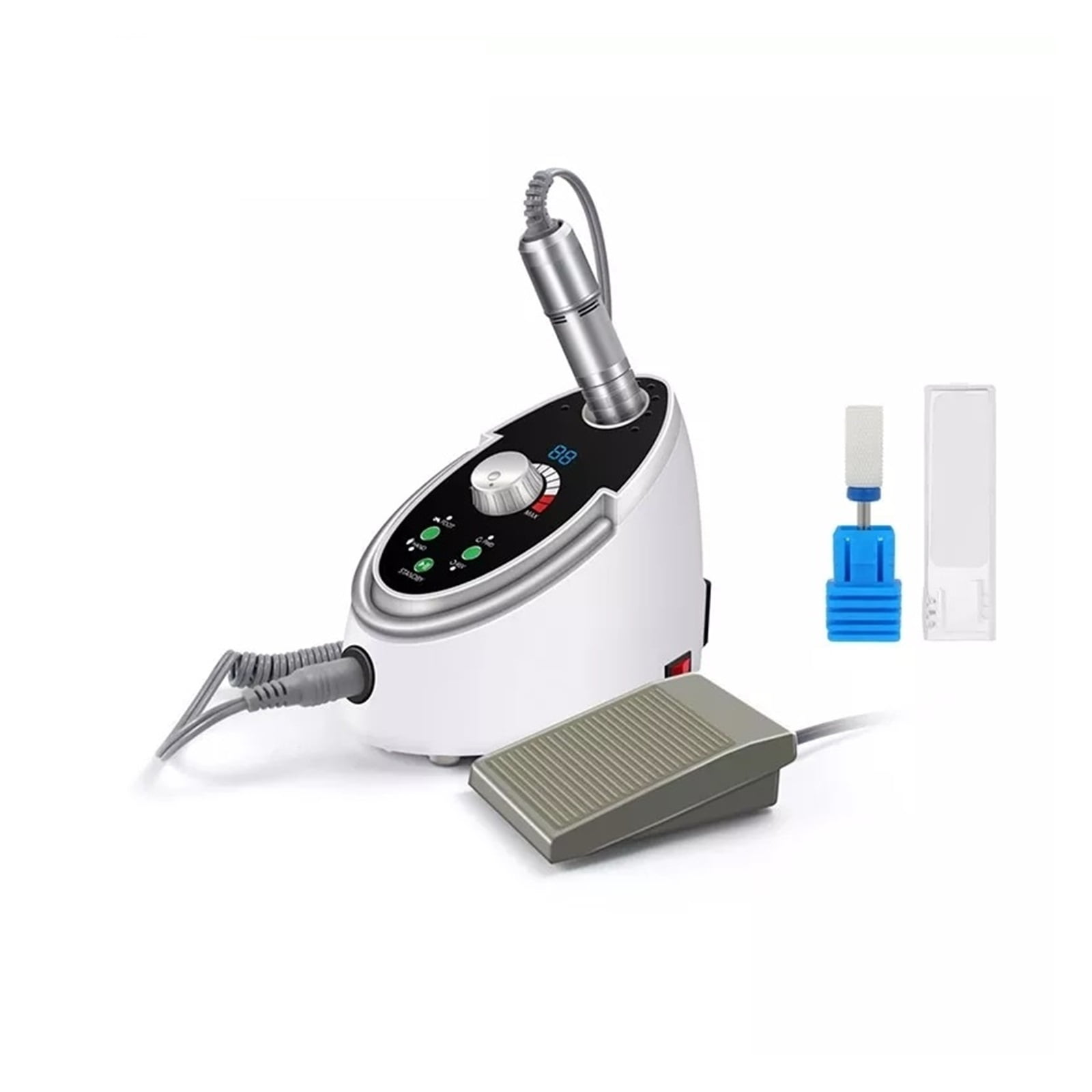 Electric Nail Drill 35000 RPM Manicure, Pedicure Machine For Nail Art Gel Polish With Ceramic, Nail Drill Head With LCD Display ,Low Noise