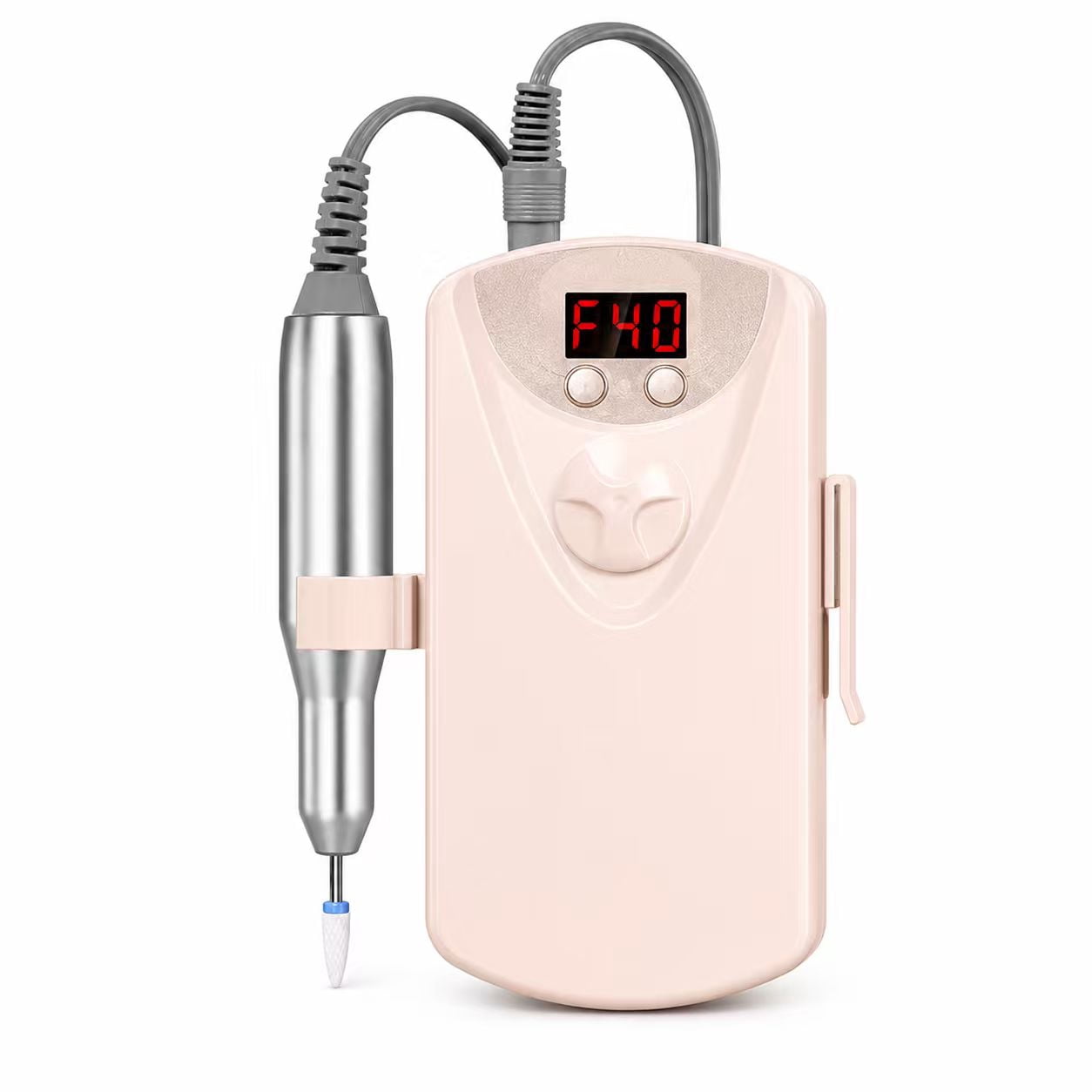 Electric Nail Drill for Acrylic and Gel Nails, Professional Manicure E-File Kit with 4000 RPM for Quick Polish Removal and Dead Skin Cleaning, Easy-to-Operate Desktop Beauty Tool
