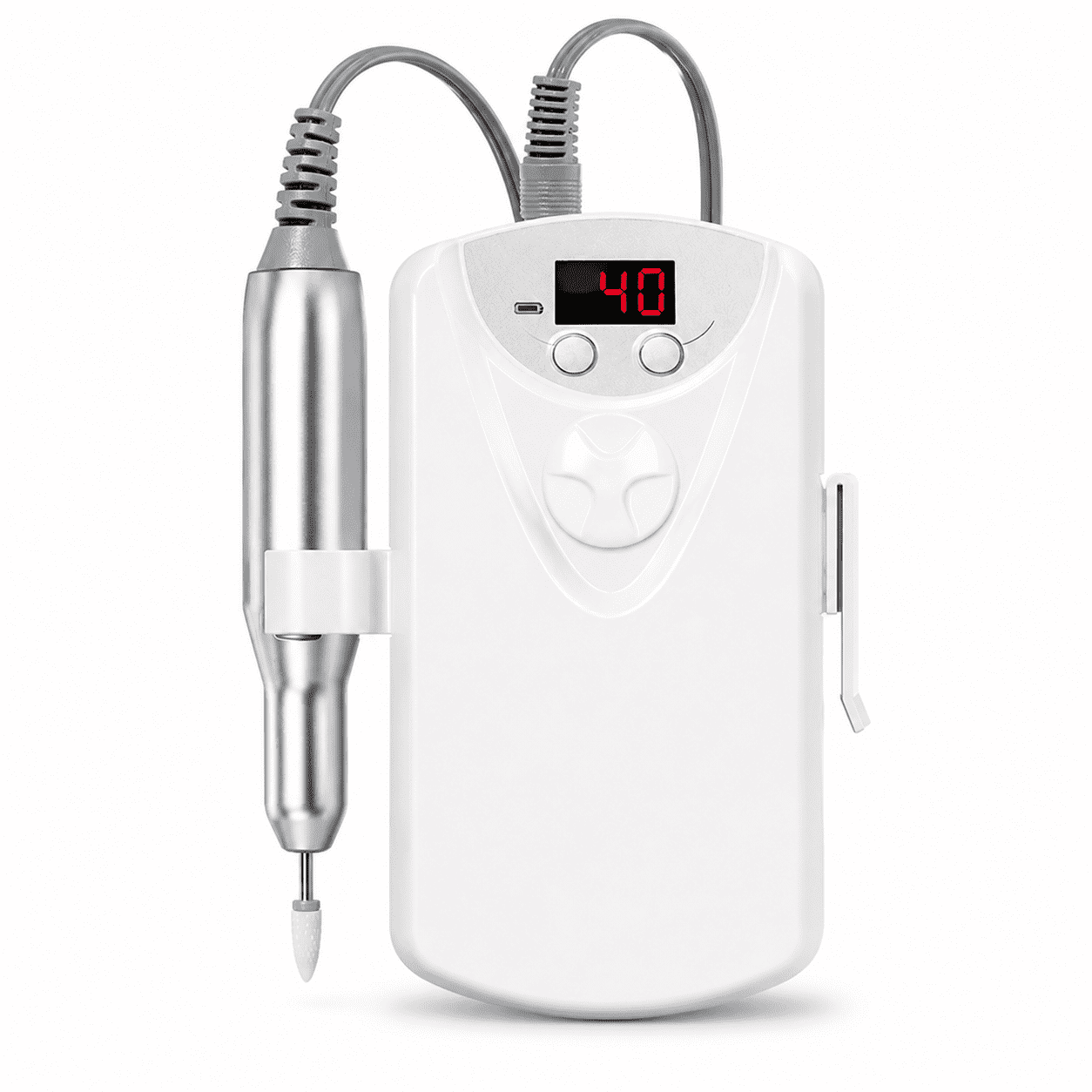 Electric Nail Drill for Acrylic and Gel Nails, Professional Manicure E-File Kit with 4000 RPM for Quick Polish Removal and Dead Skin Cleaning, Easy-to-Operate Desktop Beauty Tool