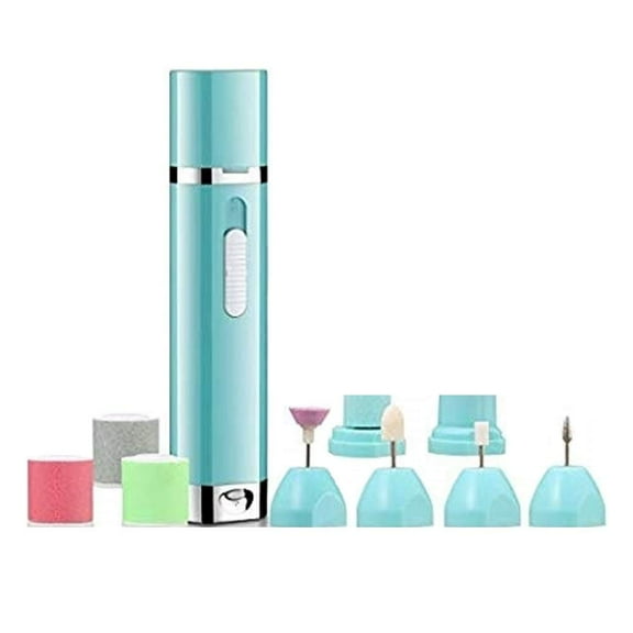 Electric Nail Drill, Acrylic Nail Kit, Buffer and File Set for Manicure and Pedicure with Hair Remover and 9 Attachments