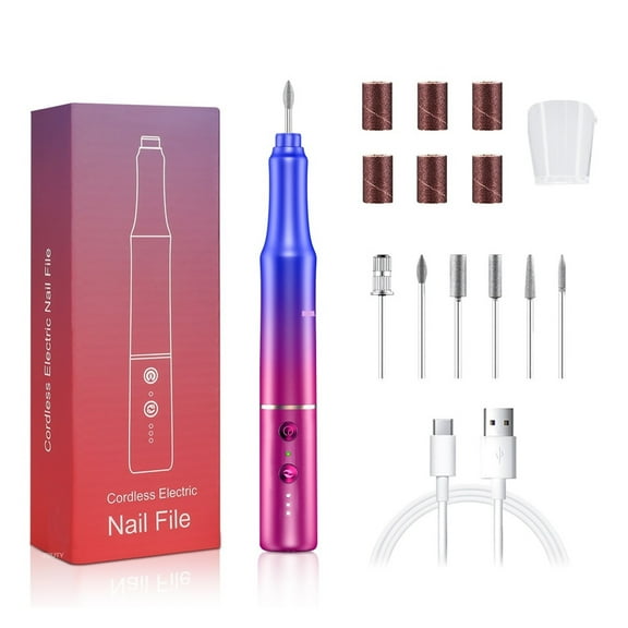 Electric Nail Drill Machine, 30000RPM Nail Sander For Acrylic Gel Nails, Portable Manicure Pedicure Polishing Shape Tools ,Low Noise