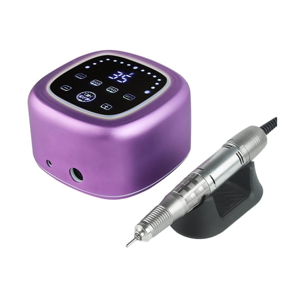 Electric Nail Drill Machine 35000RPM Nail Drills For Acrylic Nails,Professional Efile Nail File With LED Display For Shaping ,Easy to Operate