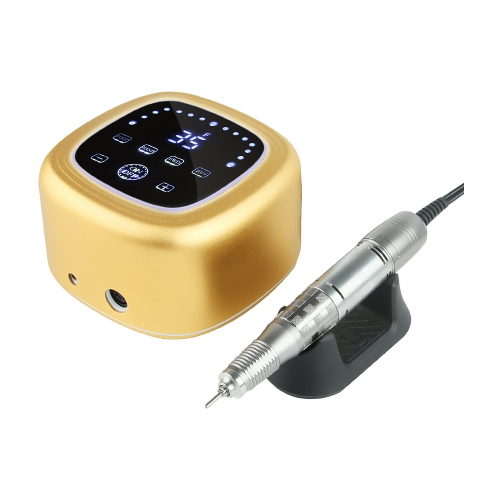 Electric Nail Drill Machine 35000RPM Nail Drills For Acrylic Nails,Professional Efile Nail File With LED Display For Shaping ,Low Noise