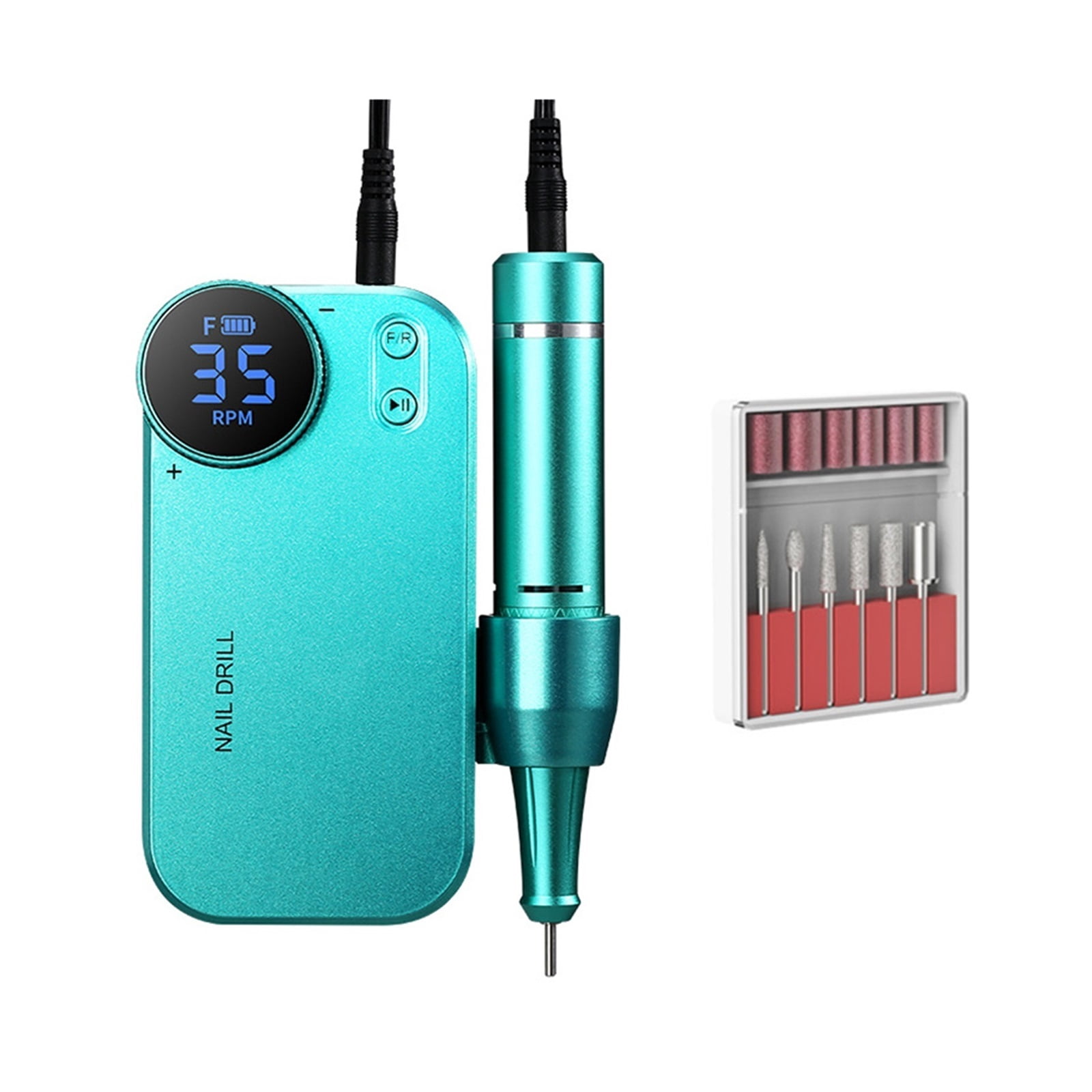 Electric Nail Drill Machine, 35000RPM Professional Efile Nail Drill Kit, Electric Nail File For Acrylic Nails Gel Nails, Toenail Grinder Manicure Pedicure Polishing Shape For Home Salon ,Low Noise