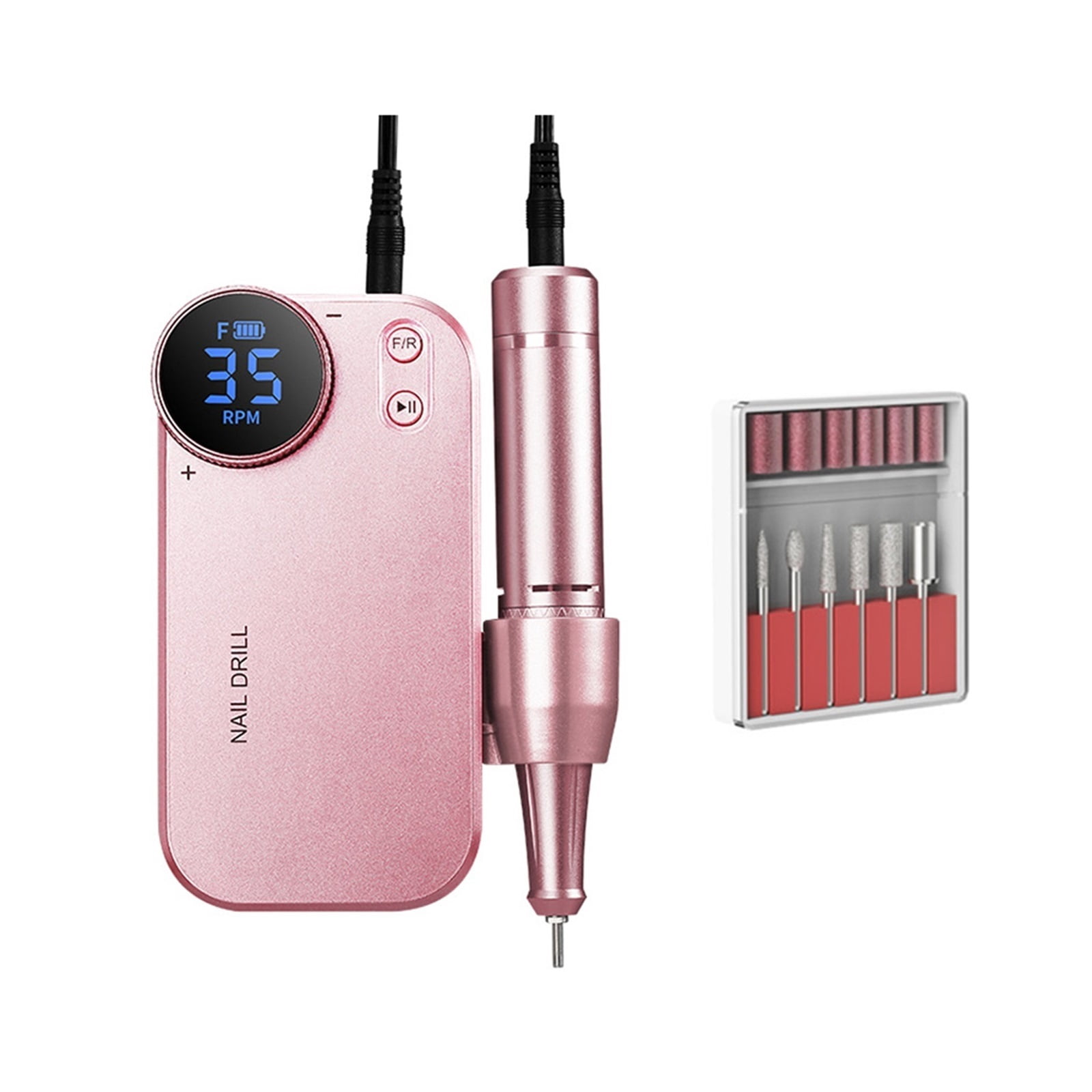 Toenail Machine Electric Nail Drill Machine, 35000RPM Professional Efile Nail Drill Kit ...