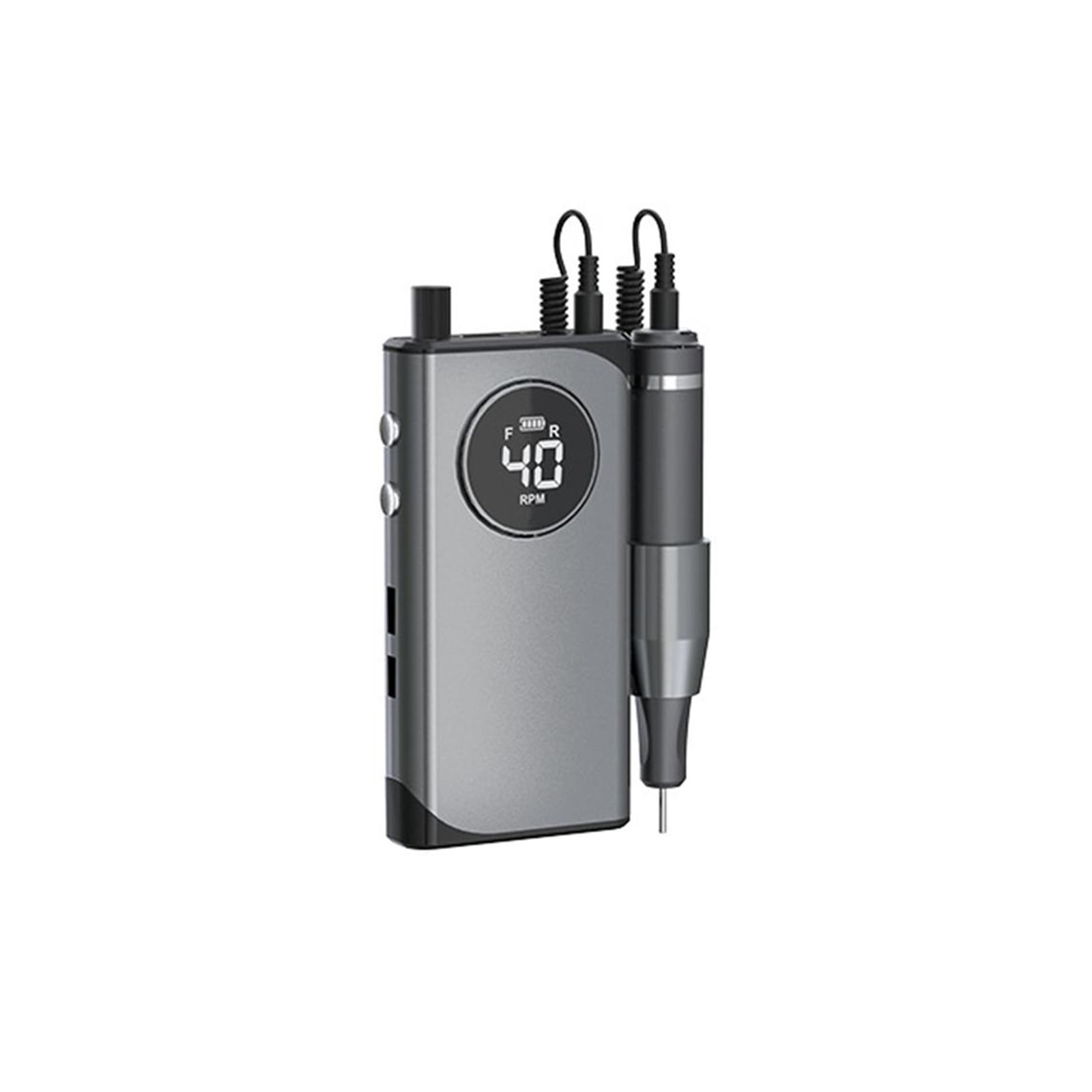 Electric Nail Drill Machine, 40000 Rpm Portable Professional Rechargeable Stable Low Noise Aluminum Alloy Nail Drills ,Low Noise