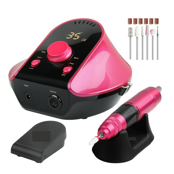 Electric Nail Drill Machine, 45000RPM Professional Cutters Manicure Set For Acrylic Nails Manicure Salon, Low Noise Nail File For Pedicure ,Low Noise