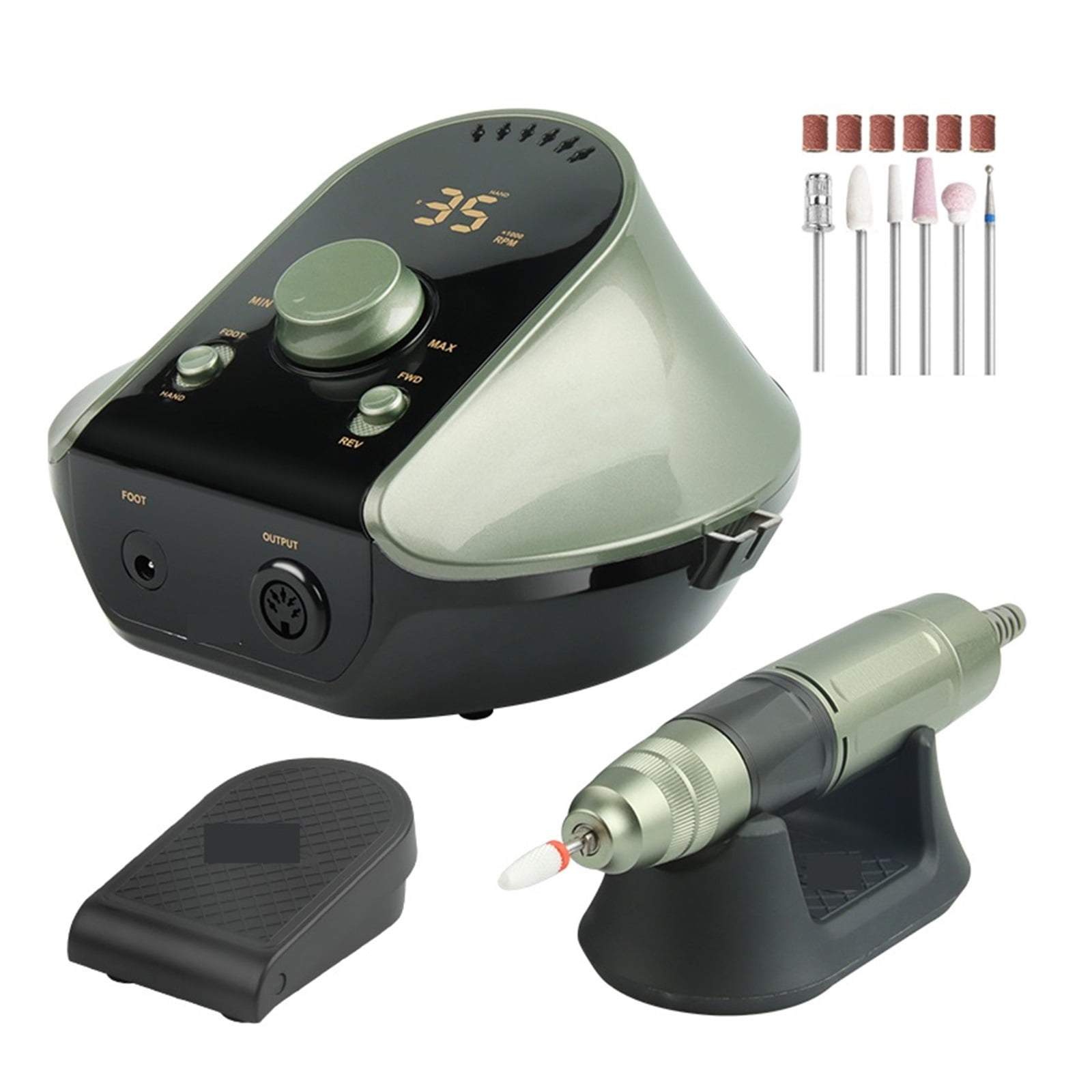Electric Nail Drill Machine, 45000RPM Professional Cutters Manicure Set For Acrylic Nails Manicure Salon, Low Noise Nail File For Pedicure ,Low Noise