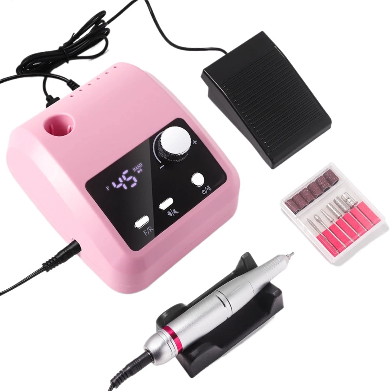 Electric Nail Drill Machine Electric File HD Display Metal Manicure Pen Professional nail lathe Sander