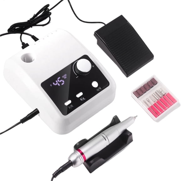 Electric Nail Drill Machine Electric File HD Display Metal Manicure Pen Professional nail lathe Sander