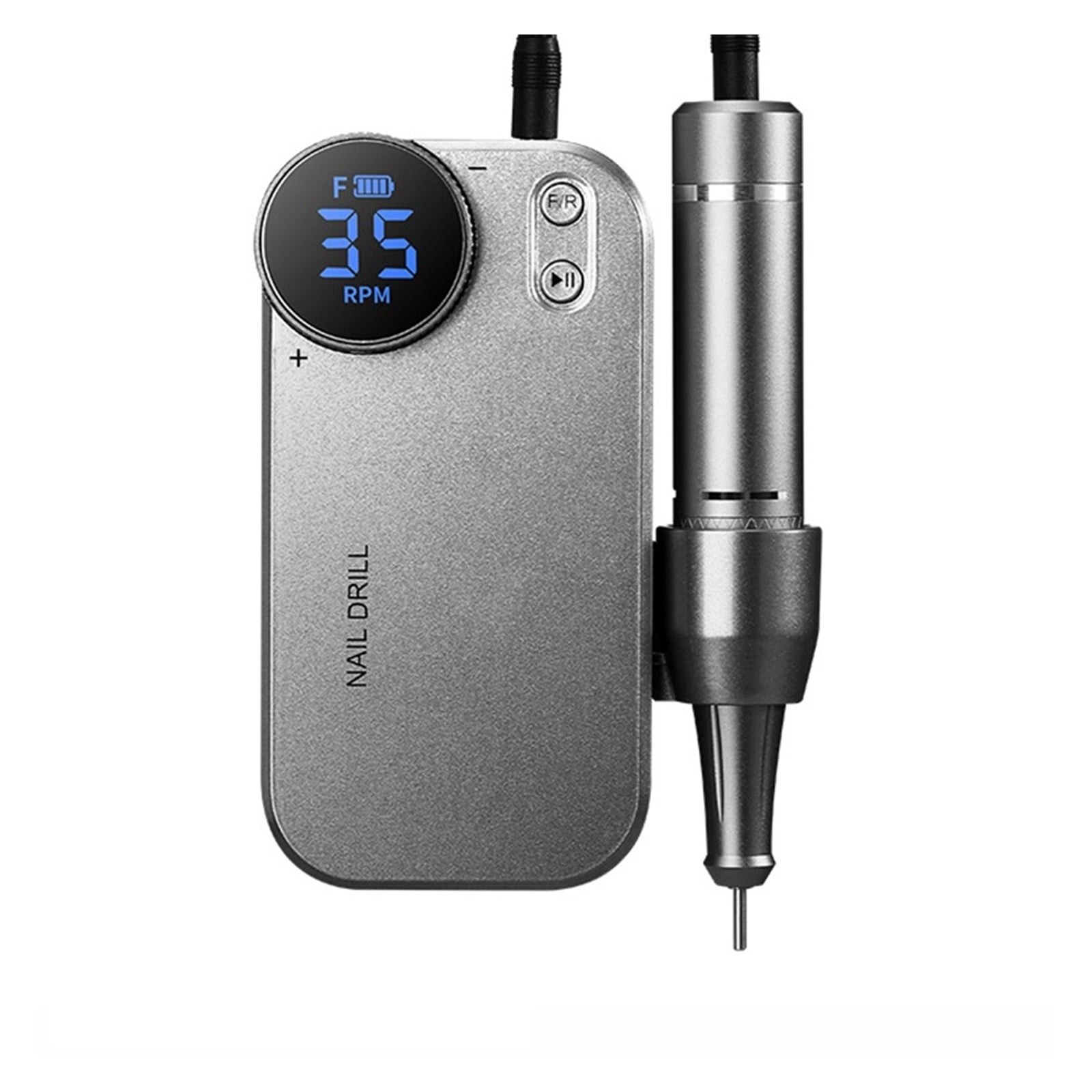 Electric Nail Drill Machine & Power Bank 2 In 1 Rechargeable 35000 RPM Electric Nail File, Portable Nail Drills For Acrylic Nails ,Low Noise