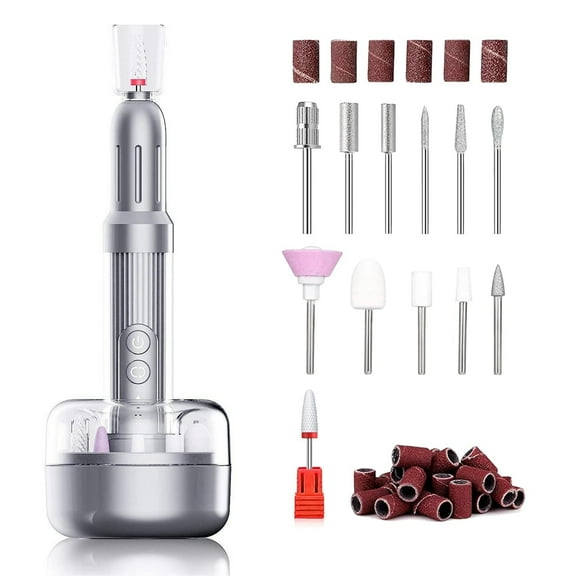 Electric Nail Drill Machine Professional, Nail File for Acrylic Gel Nails, Manicure & Pedicure Kit for Grinding Polishing Trimming