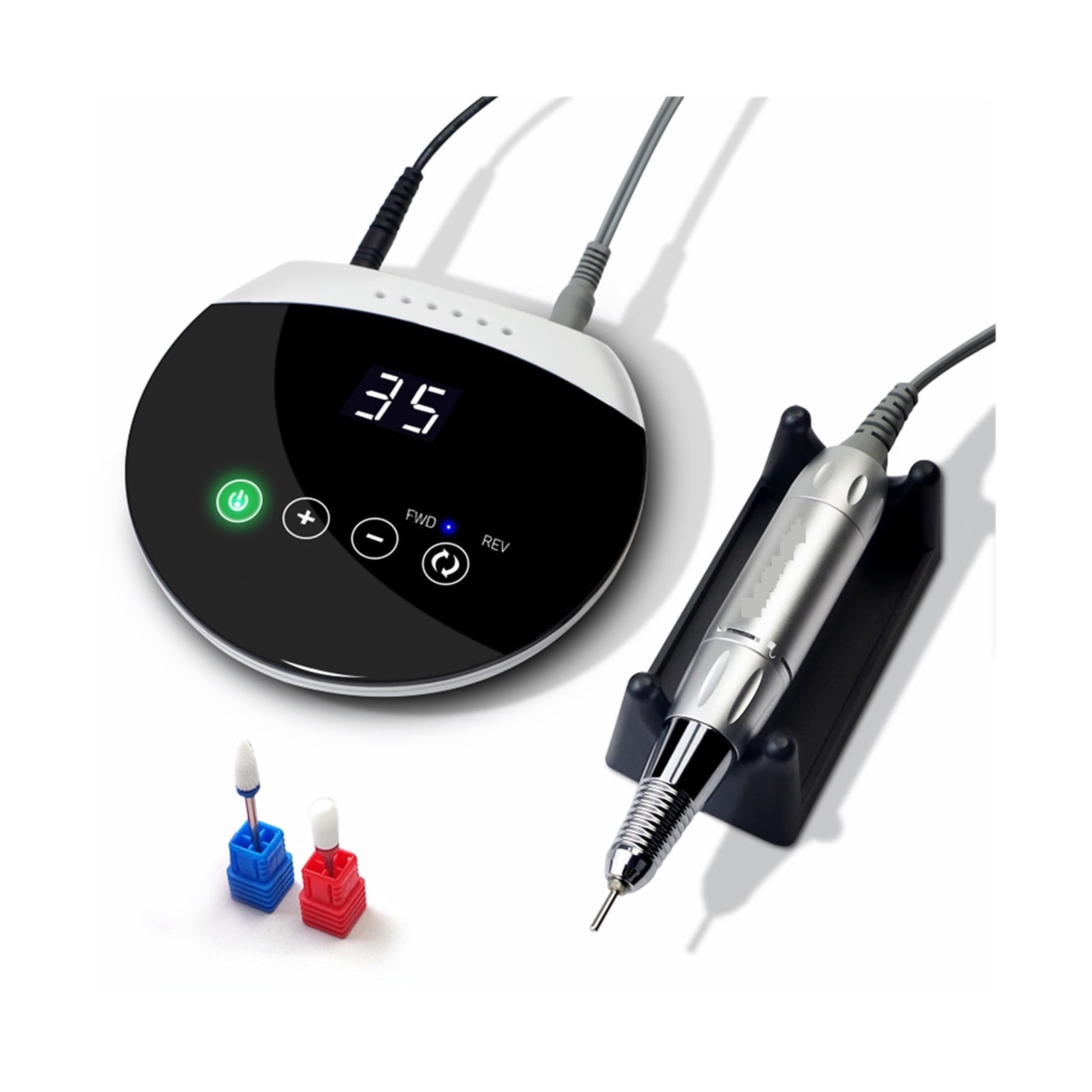 Electric Nail Drill Machine,Professional Portable Nail Drill Machine With Touch Screen,35000RPM Electric Nail File For Acrylic Nails Gel Nails ,Low Noise