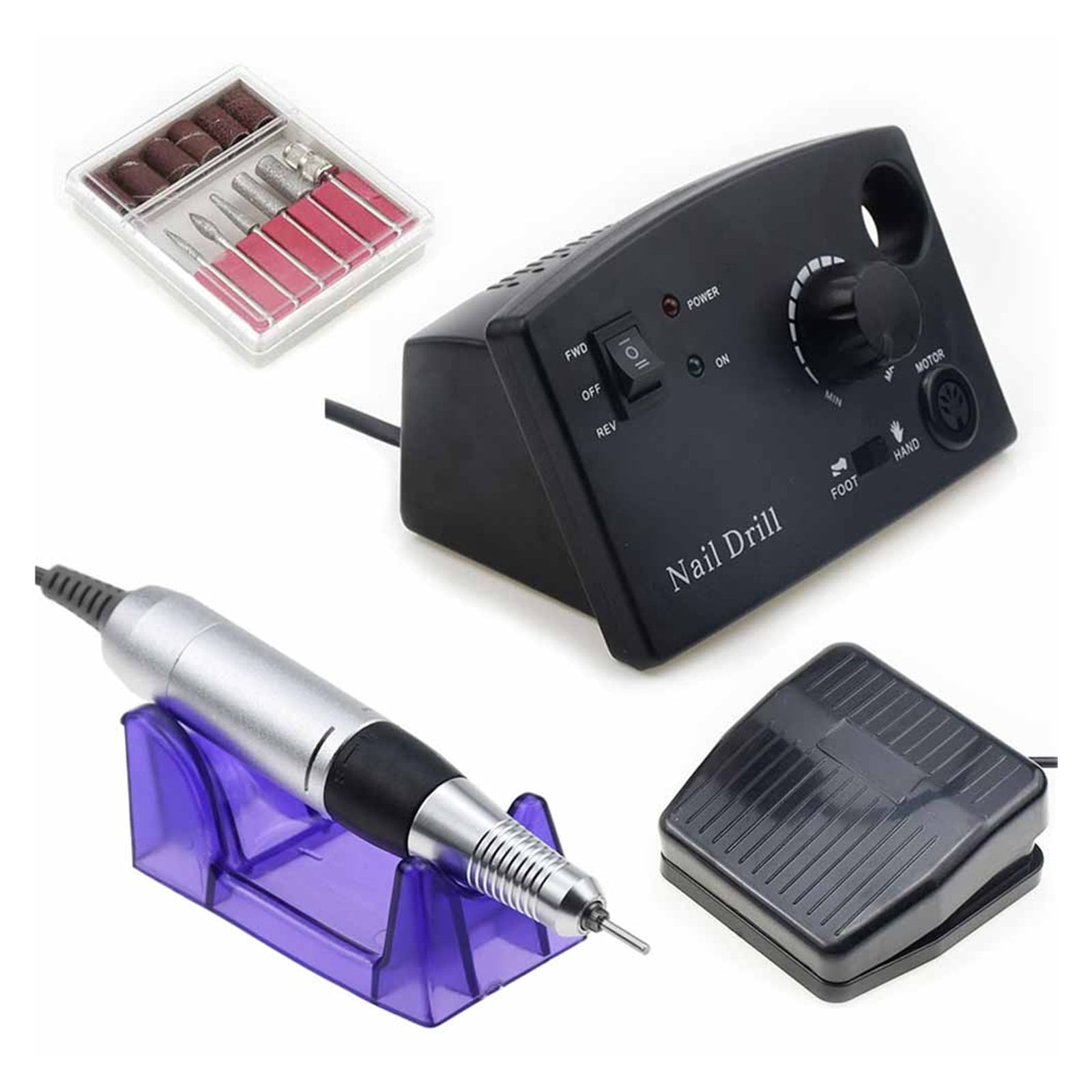 Electric Nail Drill Machine, Professional Rechargeable 35000RPM Manicure Machine, Nail Drill Machine For Manicure Pedicure Nail Art ,Low Noise