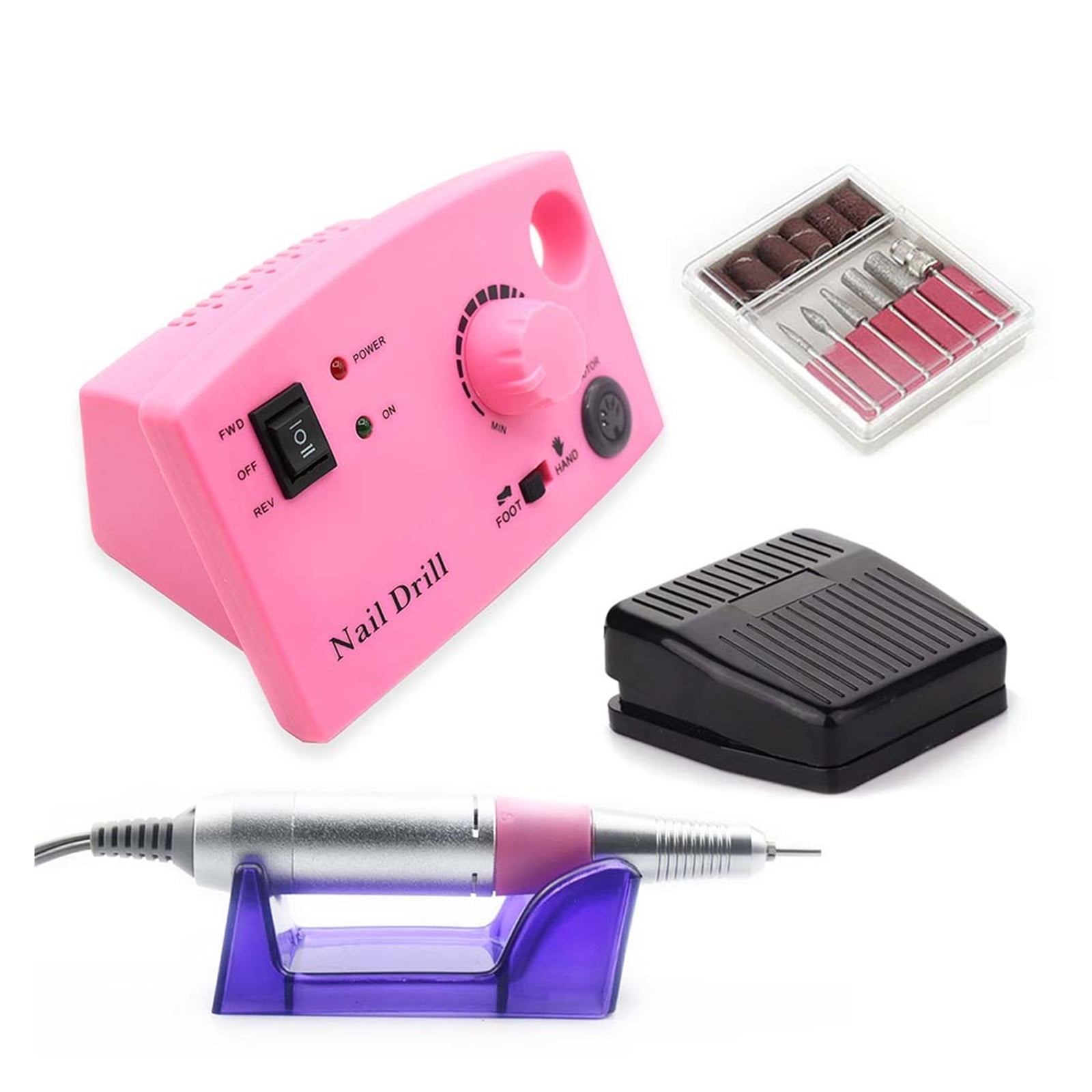 Electric Nail Drill Machine, Professional Rechargeable 35000RPM Manicure Machine, Nail Drill Machine For Manicure Pedicure Nail Art ,Low Noise
