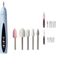 Electric Nail Drill, Portable 5 Adjustable, Rechargeable Cordless Nail ...