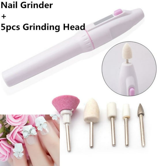 Electric Nail Drill,Portable Electrical Nail File Polishing Tool Manicure Pedicure Nail Supplies for Home and Salon Use,Nail Drills for Nails Professional Electric Nail File