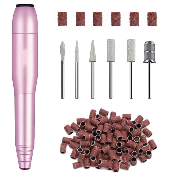 Electric Nail Drill - Portable Professional USB Electric Nail Drill Machine for Acrylic Nail Kit, Electric Nail File Polishing Tool Manicure Pedicure Kit Efile Nail Supplies for Home Salon